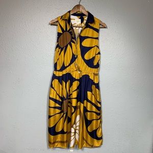 MAEVE Anthropologie 100% Silk Floral Dress Size 10